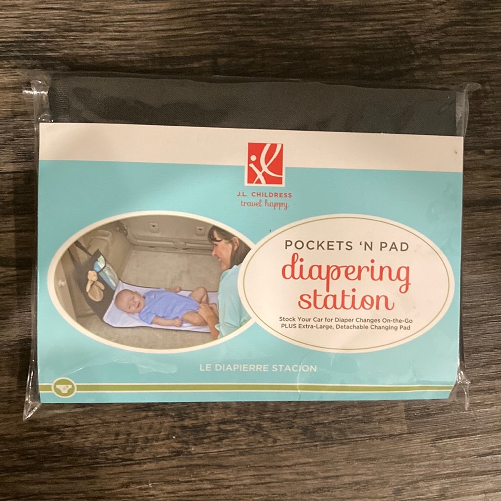 New! Pockets ‘N Pad Diapering Station